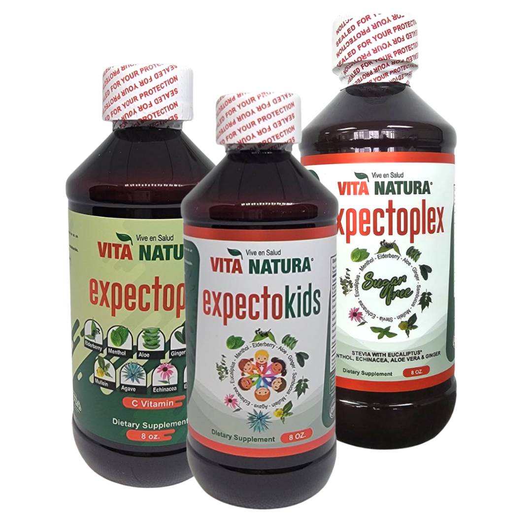 Vita Natura ExpectoPlex Expectorant Syrup (8 oz) by Farmacias Savia