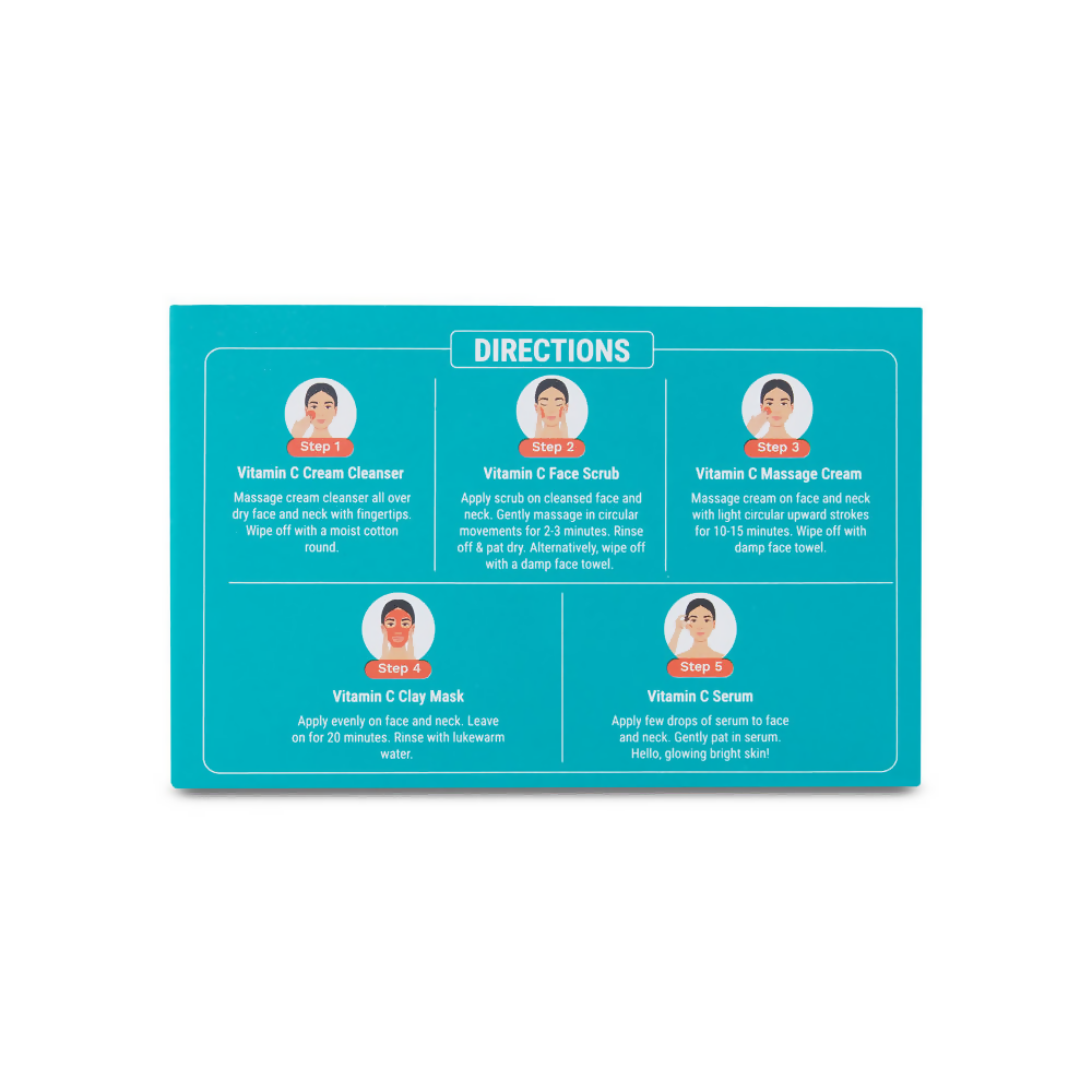 Pilgrim Vitamin C Detan &amp; Brightening Facial Kit