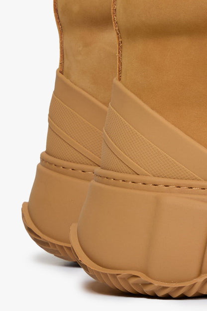 Valabasas "Vision" High Top Shoes - Tan Leather by Denim Exchange