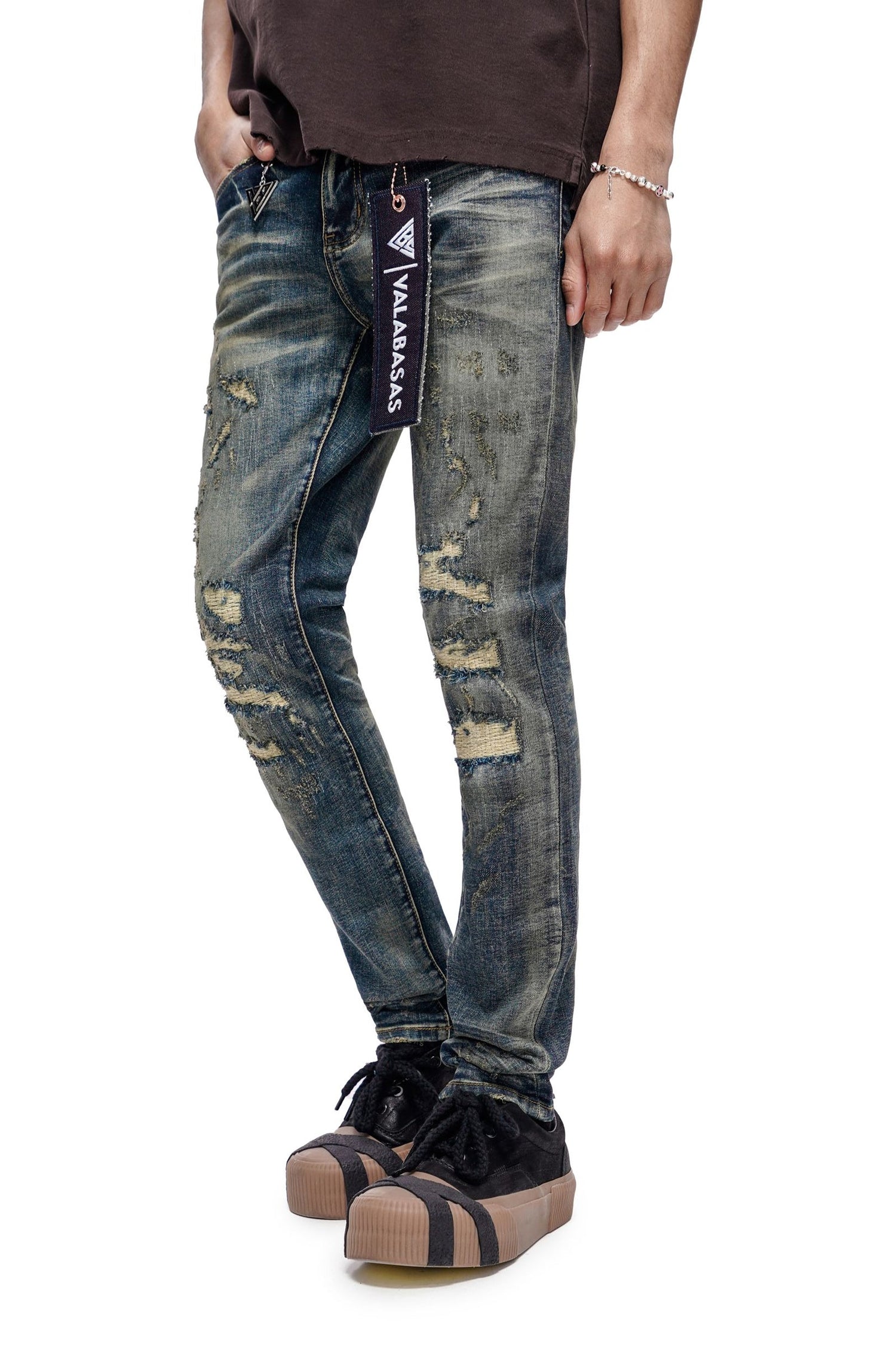 Valabasas Leader Skinny Jean - Dark Blue Vintage by Denim Exchange