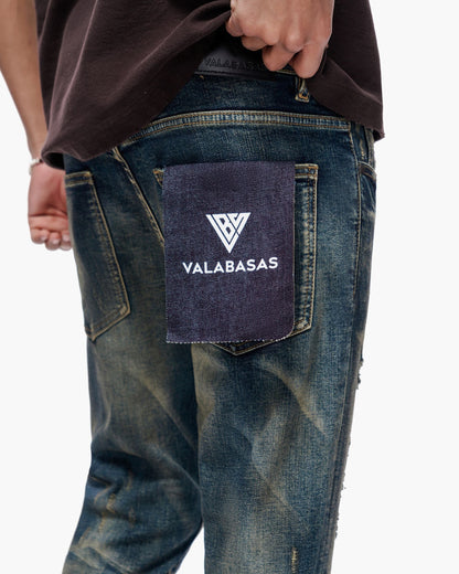 Valabasas Leader Skinny Jean - Dark Blue Vintage by Denim Exchange