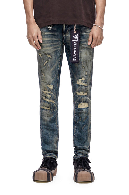 Valabasas Leader Skinny Jean - Dark Blue Vintage by Denim Exchange