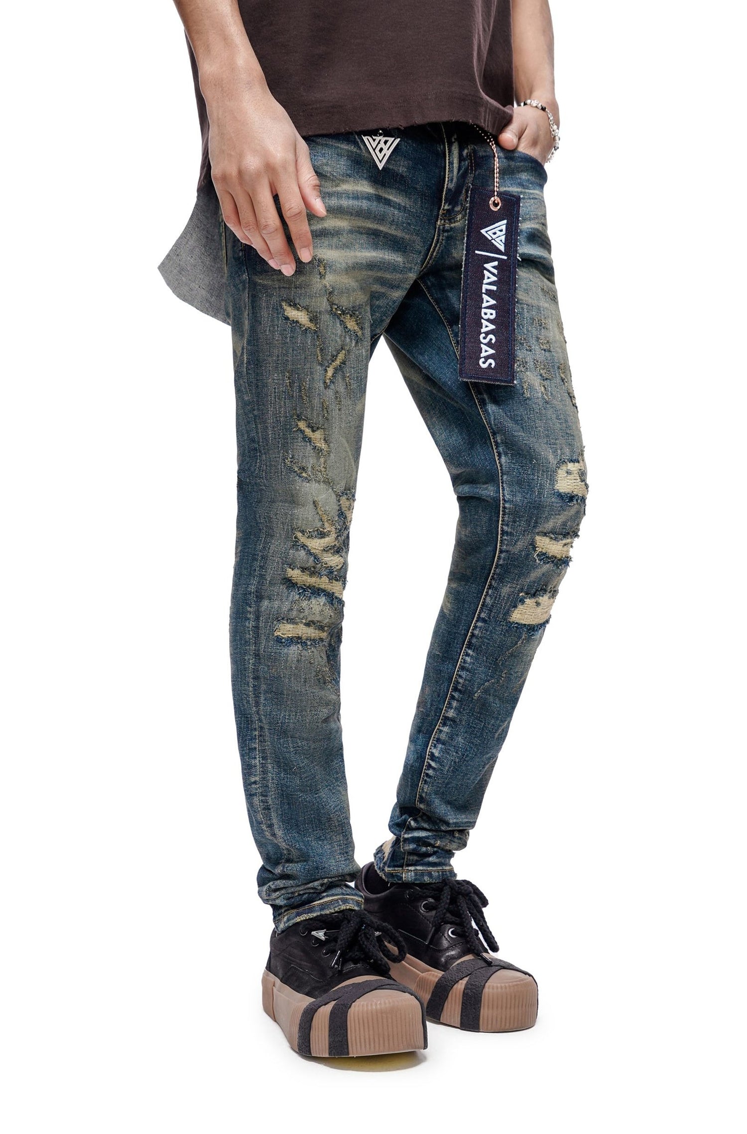 Valabasas Leader Skinny Jean - Dark Blue Vintage by Denim Exchange