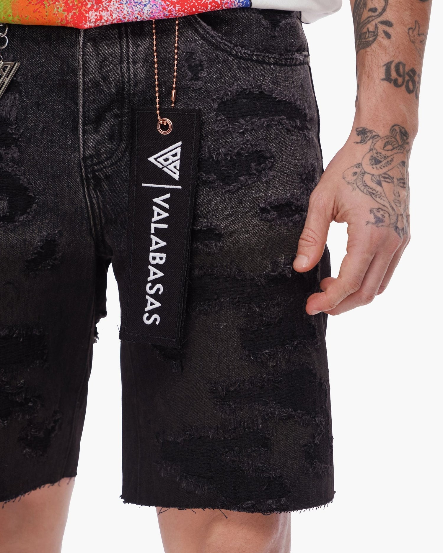 Valabasas Incise Jorts - Grey Wash by Denim Exchange