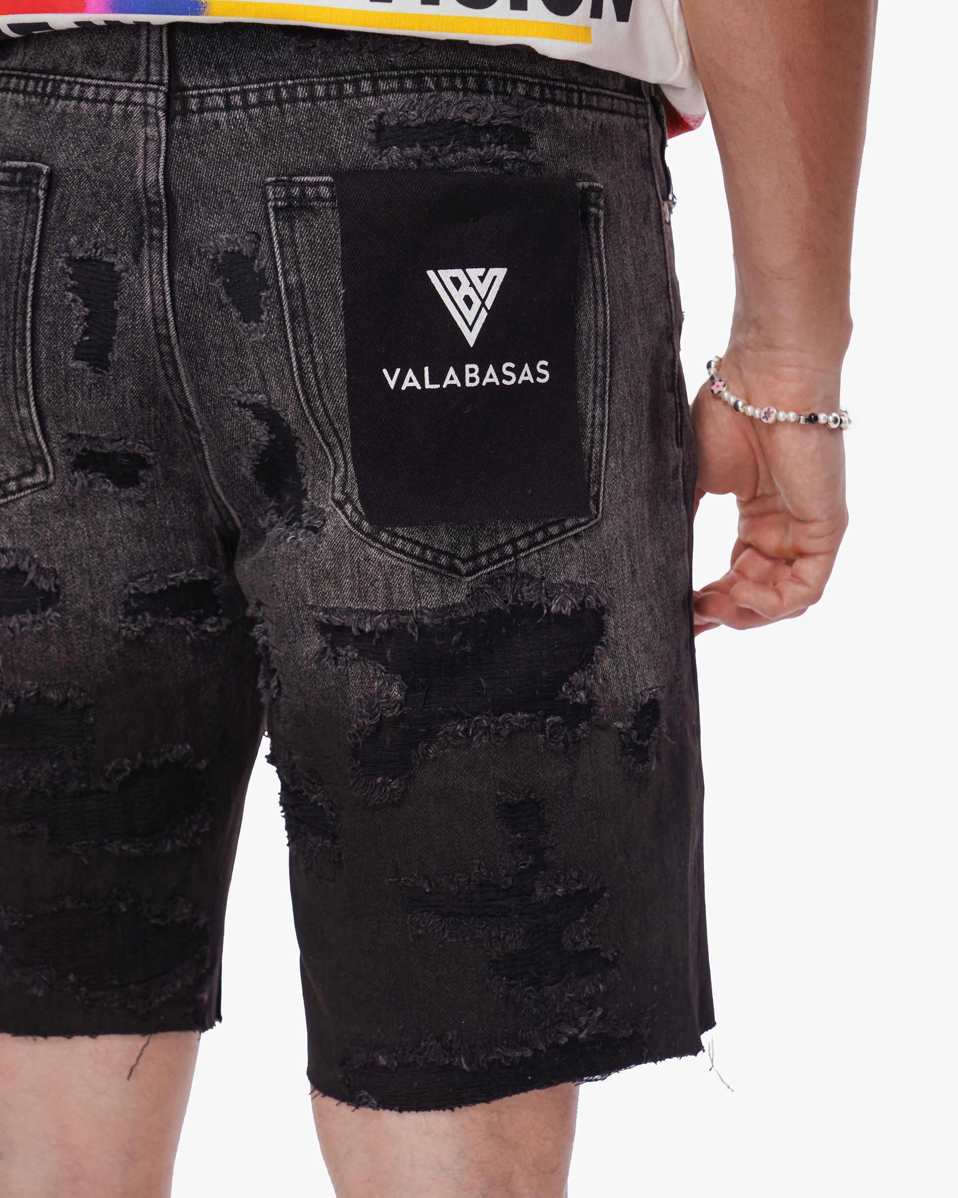 Valabasas Incise Jorts - Grey Wash by Denim Exchange