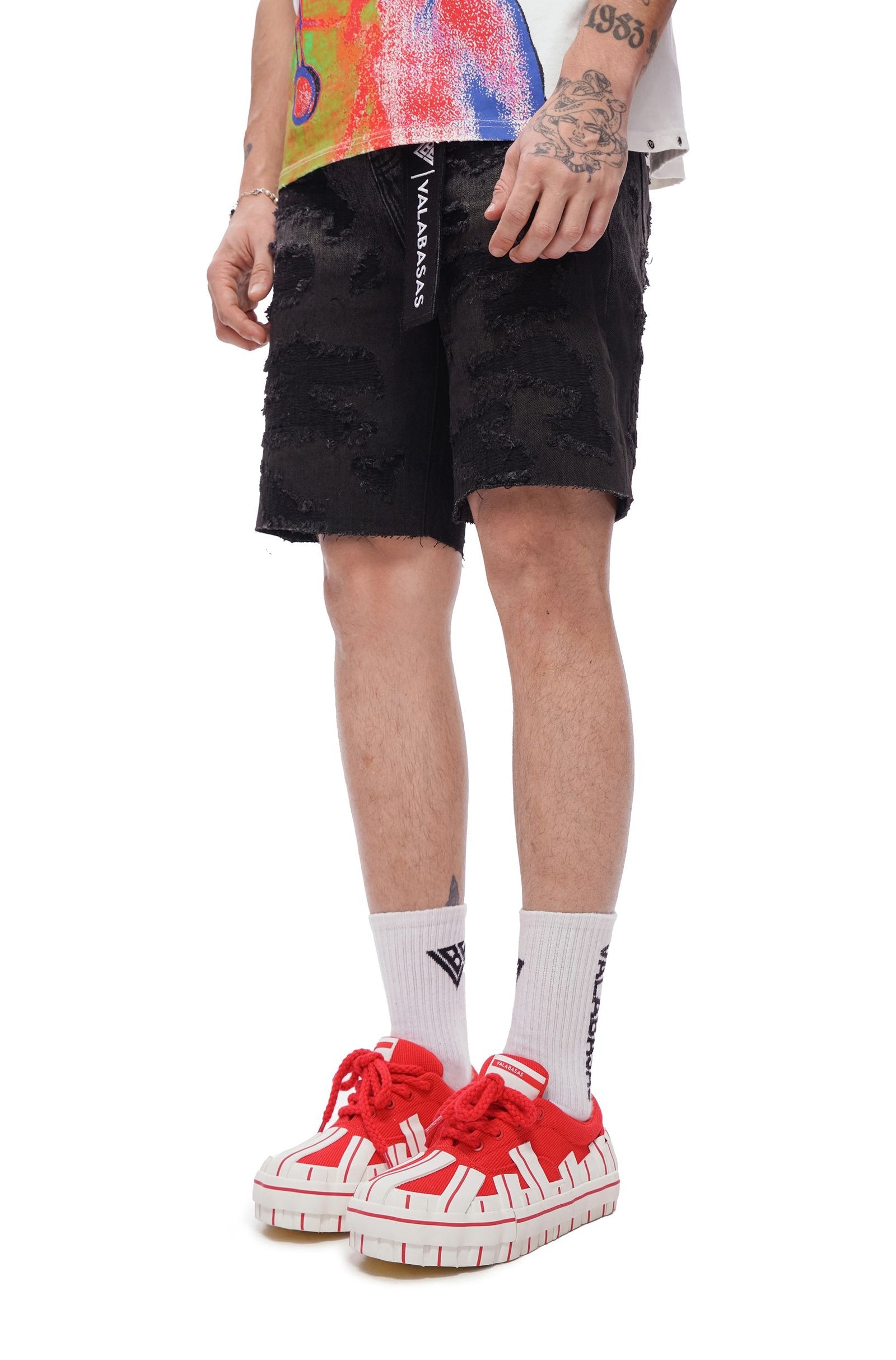 Valabasas Incise Jorts - Grey Wash by Denim Exchange