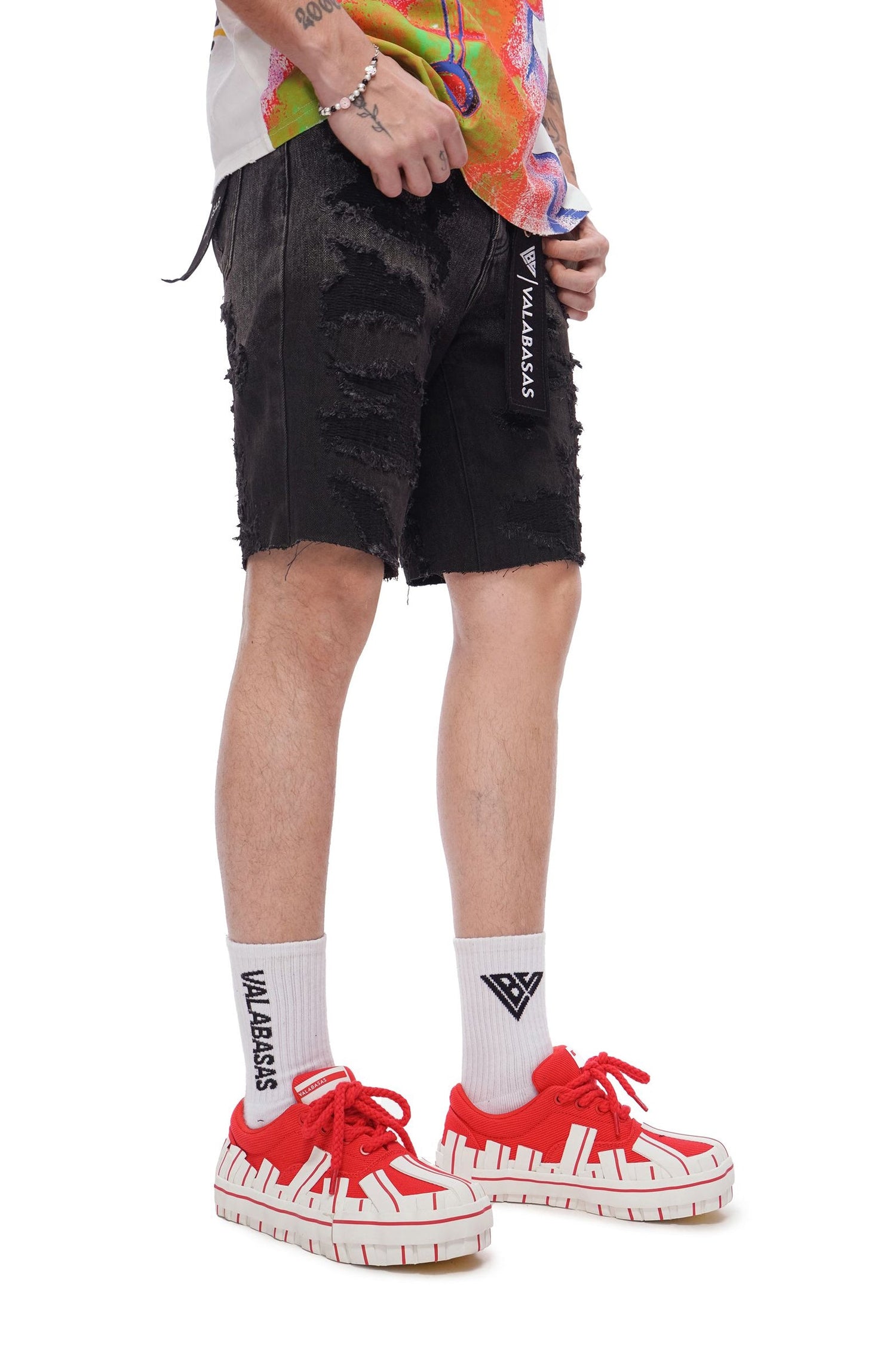 Valabasas Incise Jorts - Grey Wash by Denim Exchange