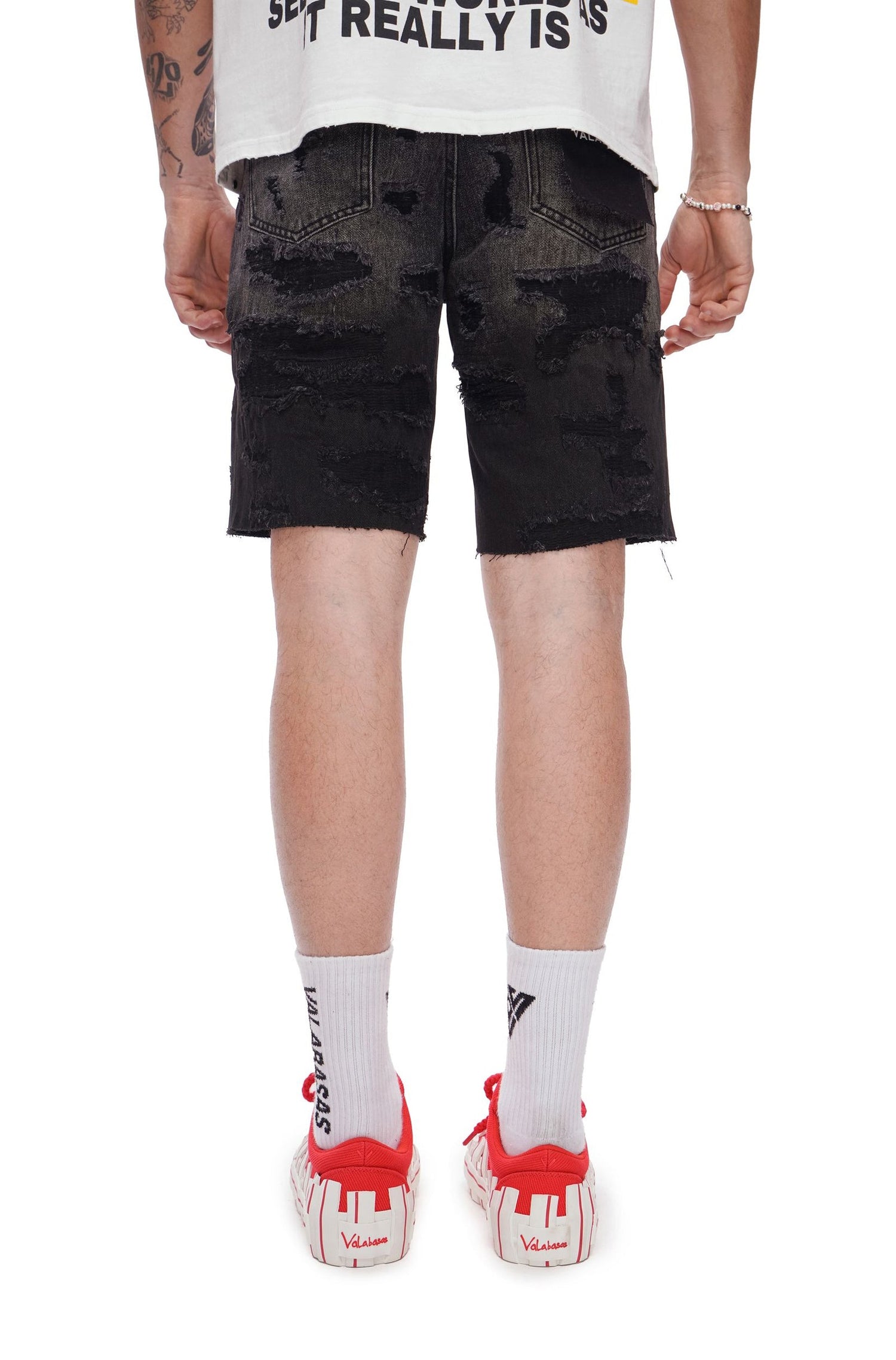 Valabasas Incise Jorts - Grey Wash by Denim Exchange