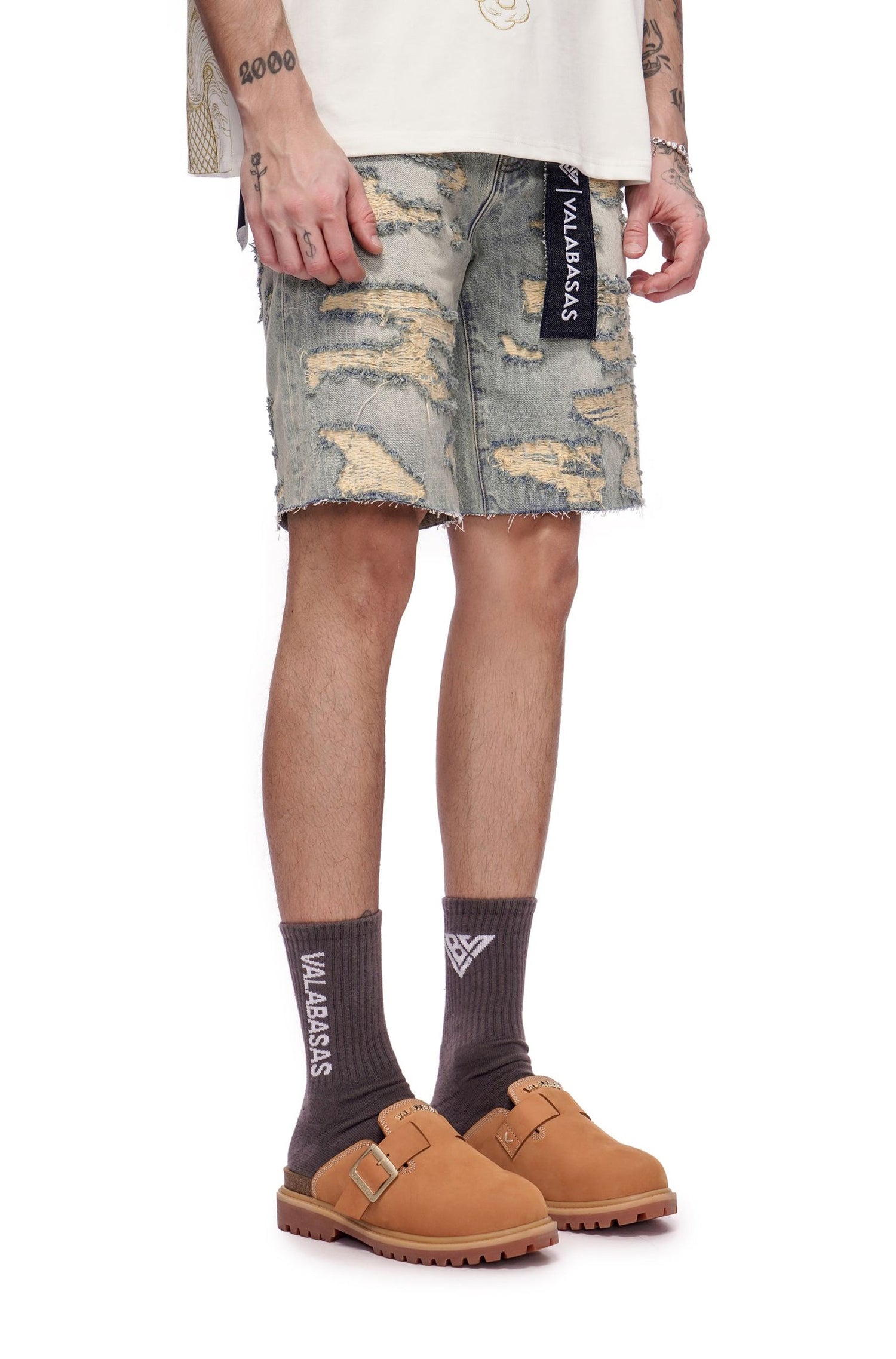 Valabasas Incise Jorts - Vintage Wash by Denim Exchange