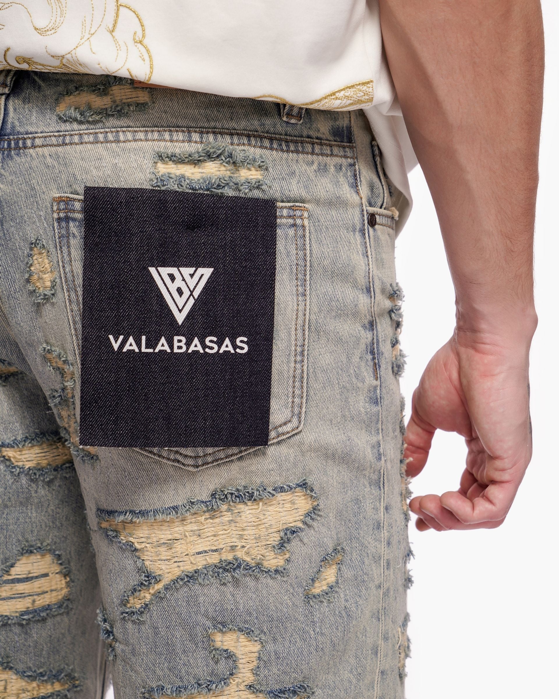 Valabasas Incise Jorts - Vintage Wash by Denim Exchange