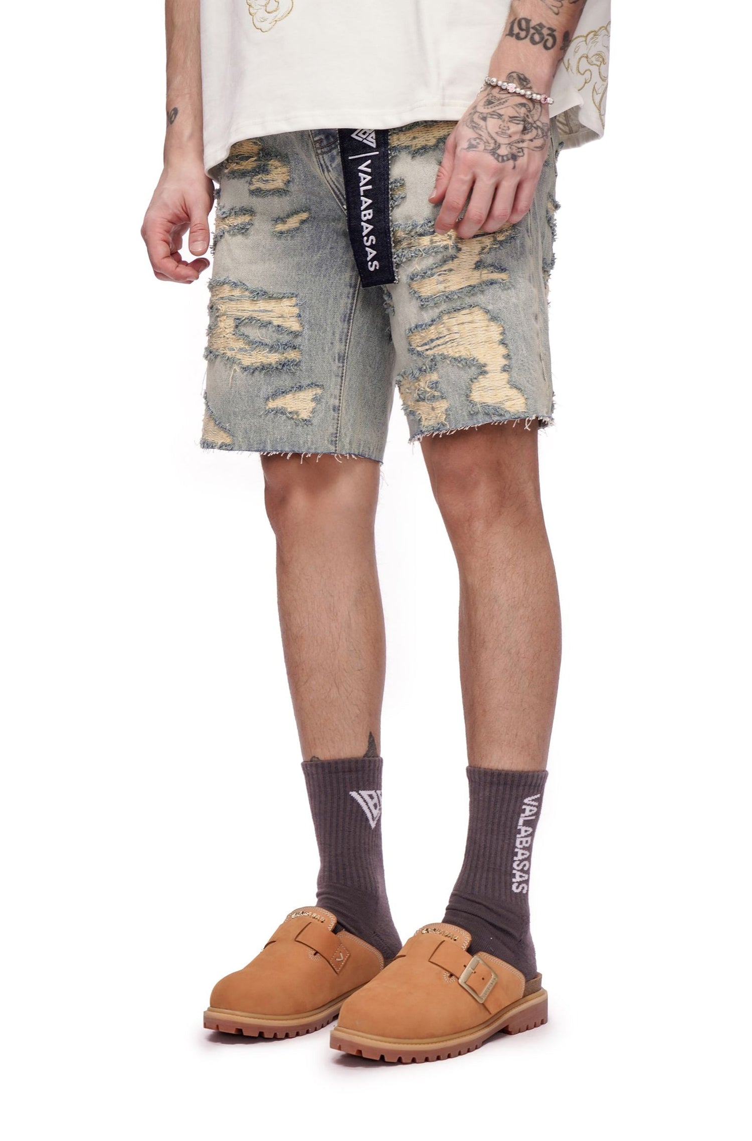 Valabasas Incise Jorts - Vintage Wash by Denim Exchange