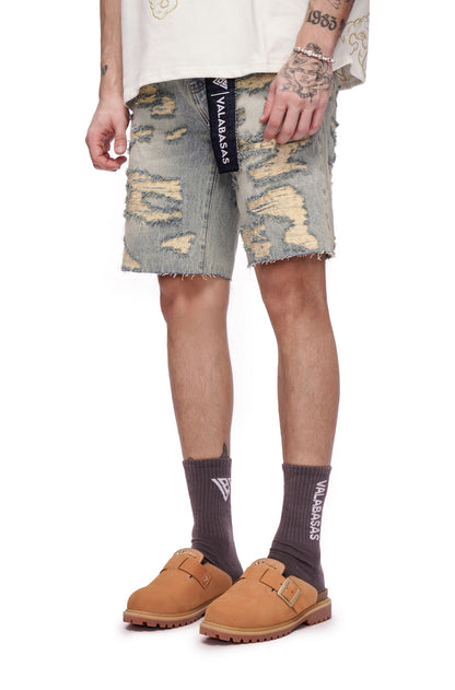 Valabasas Incise Jorts - Vintage Wash by Denim Exchange