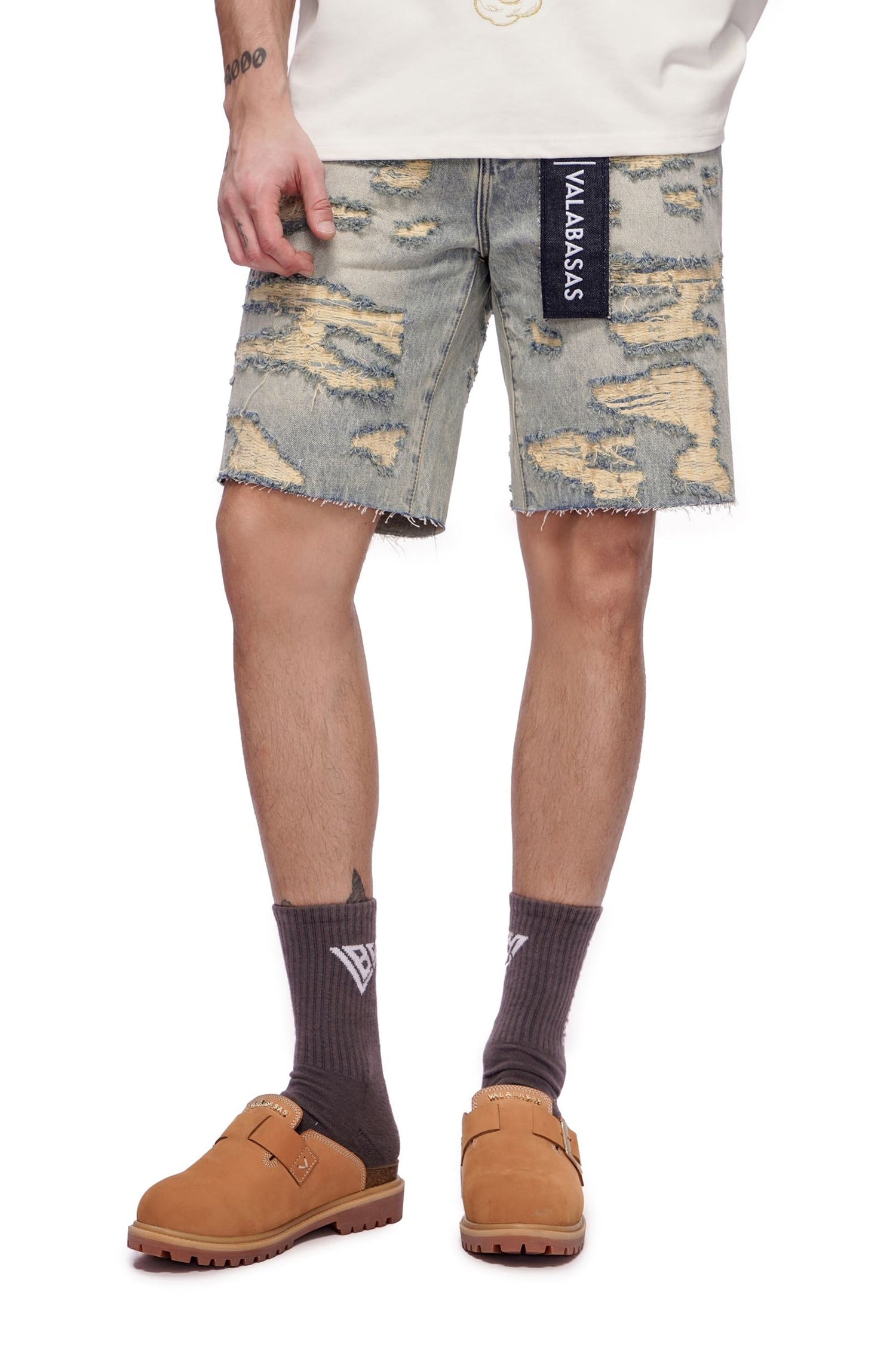 Valabasas Incise Jorts - Vintage Wash by Denim Exchange