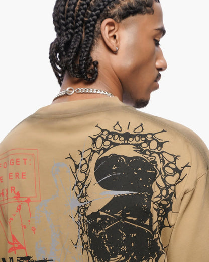 Valabasas Escape Tee - Khaki by Denim Exchange