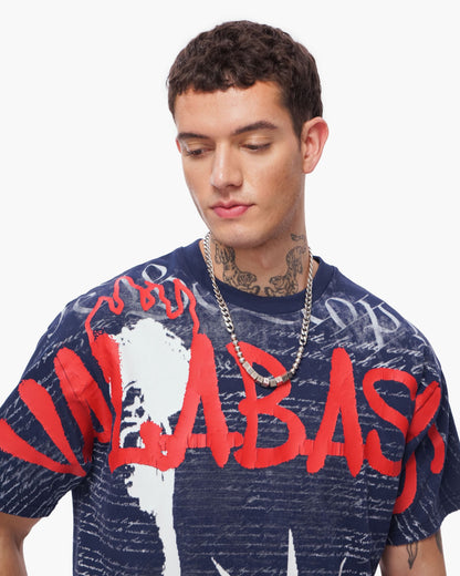 Valabasas Freedom Tee - Navy Blue by Denim Exchange