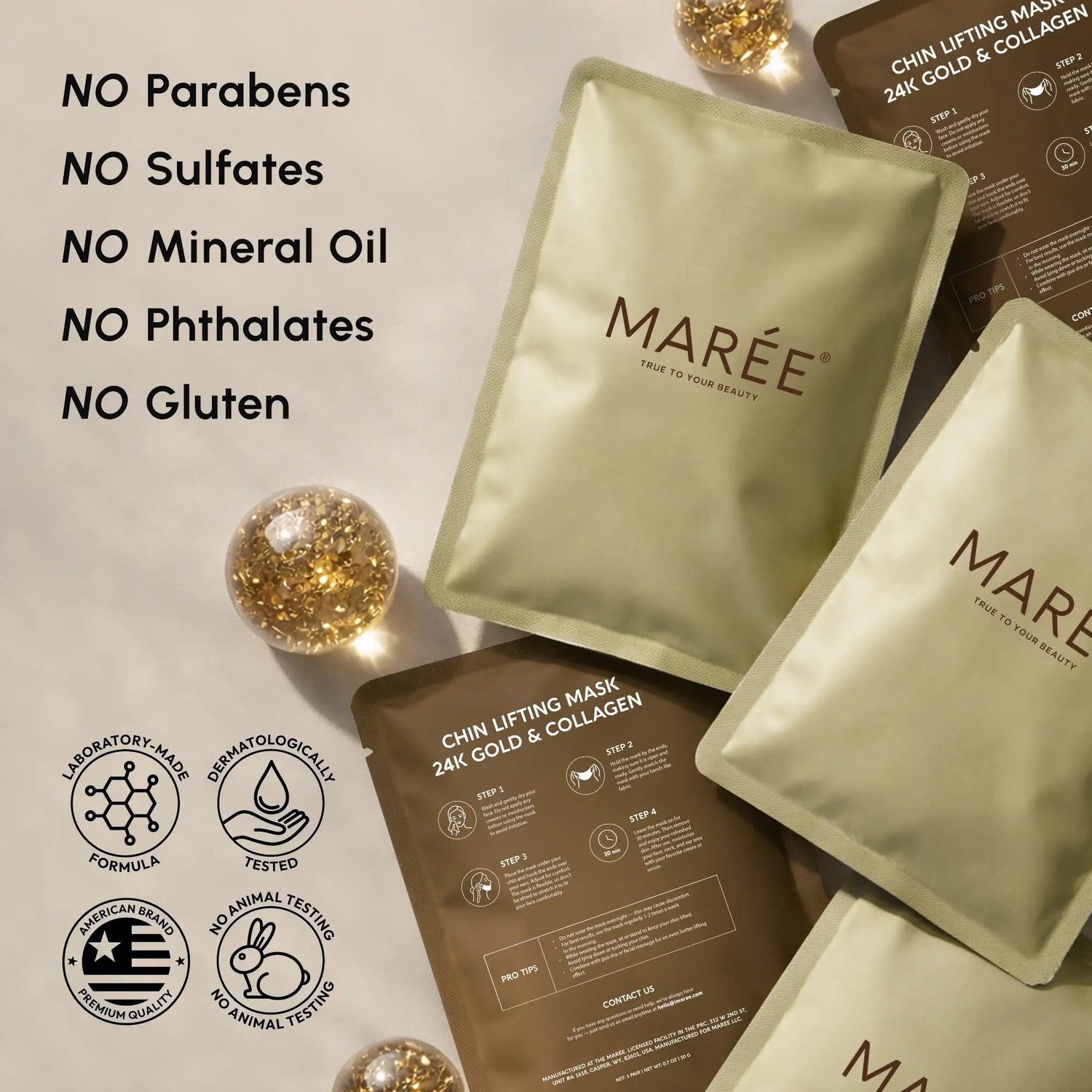 24K Gold V-Line Lifting Mask 20 PCS 