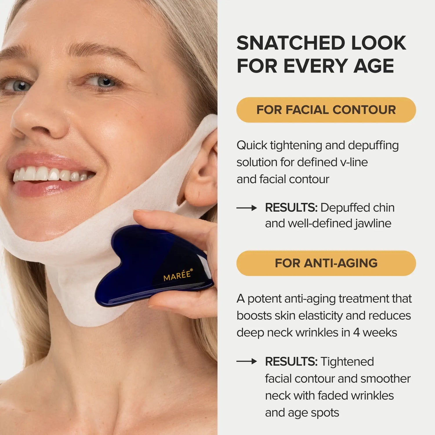 24K Gold V-Line Lifting Mask by Maree