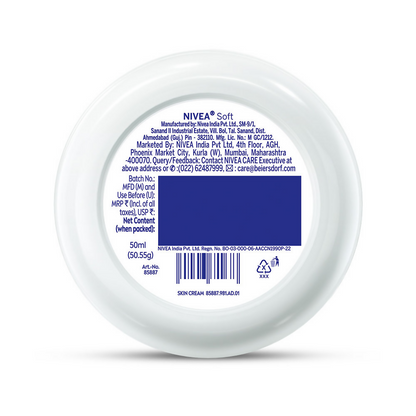 Nivea Soft Daily UV Light Moisturising Cream