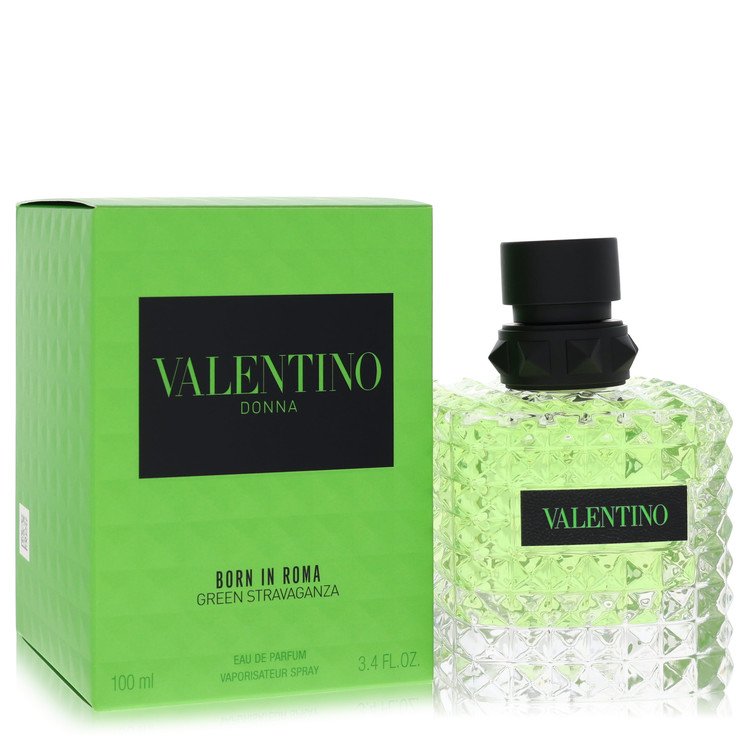 Valentino Donna Born in Roma Green Stravaganza by Valentino Eau De Parfum Spray 3.4 oz for Women 