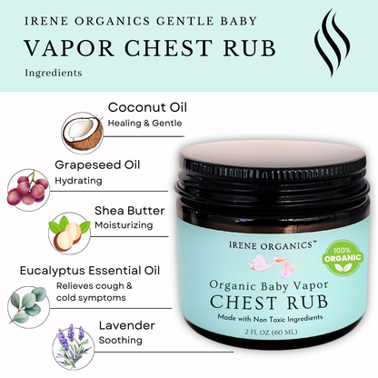 Baby Vapor Chest Rub by Irene Organics