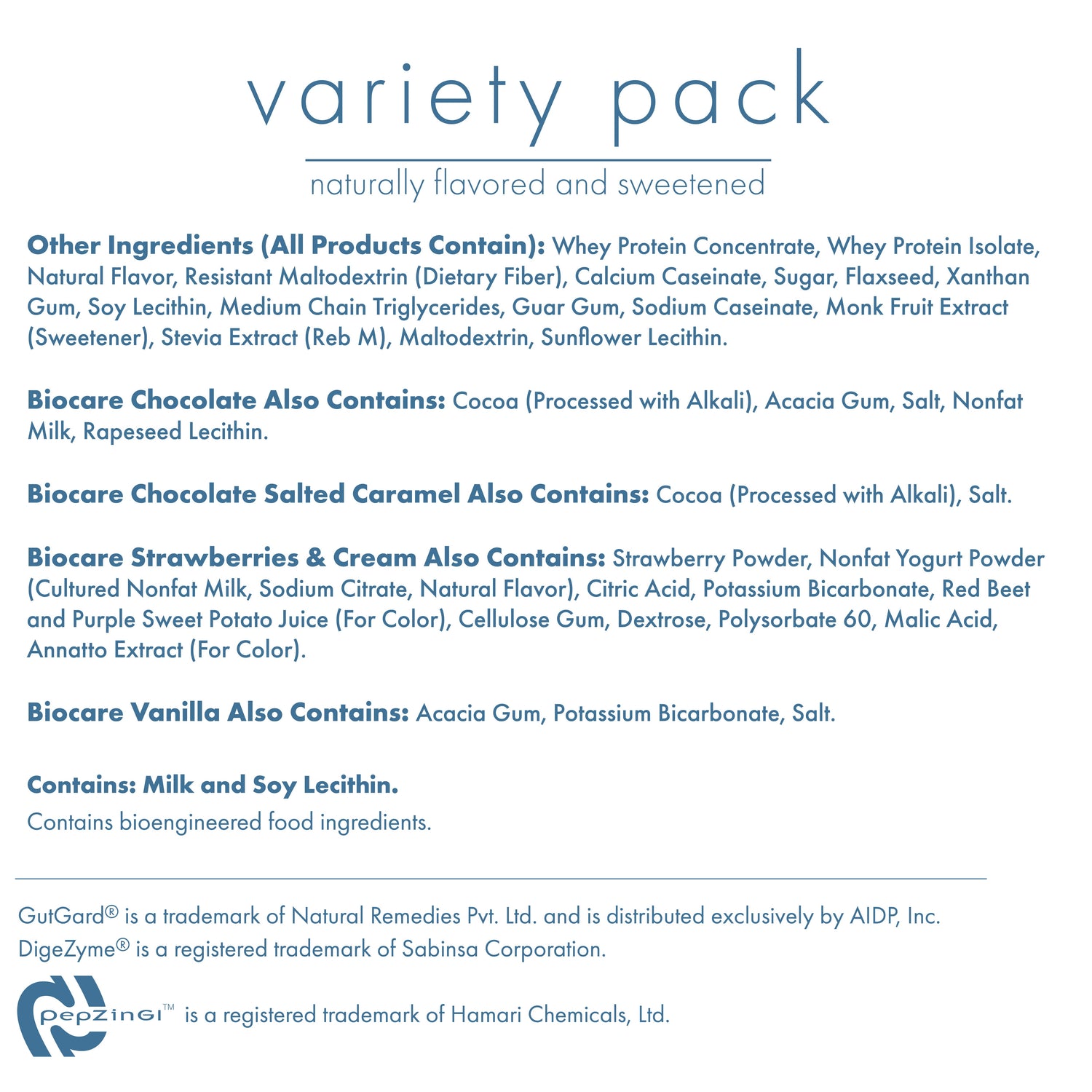 30G Protein Beverage Variety Pack (7-Count) by Biocare