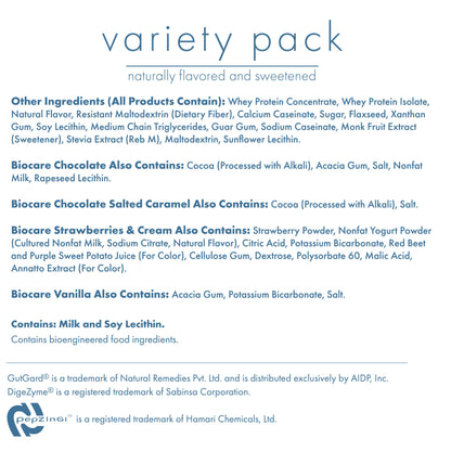 30G Protein Beverage Variety Pack (7-Count) by Biocare