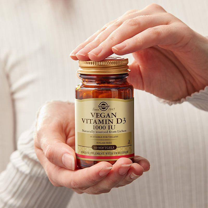 Solgar Vegan Vitamin D3 60 softgels - 5 Oz by Pasteur Pharmacy