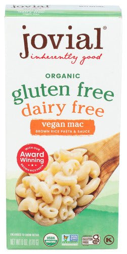 Mac, Vegan, Gluten-Free, Organic, Jovial by Country Life Natural Foods