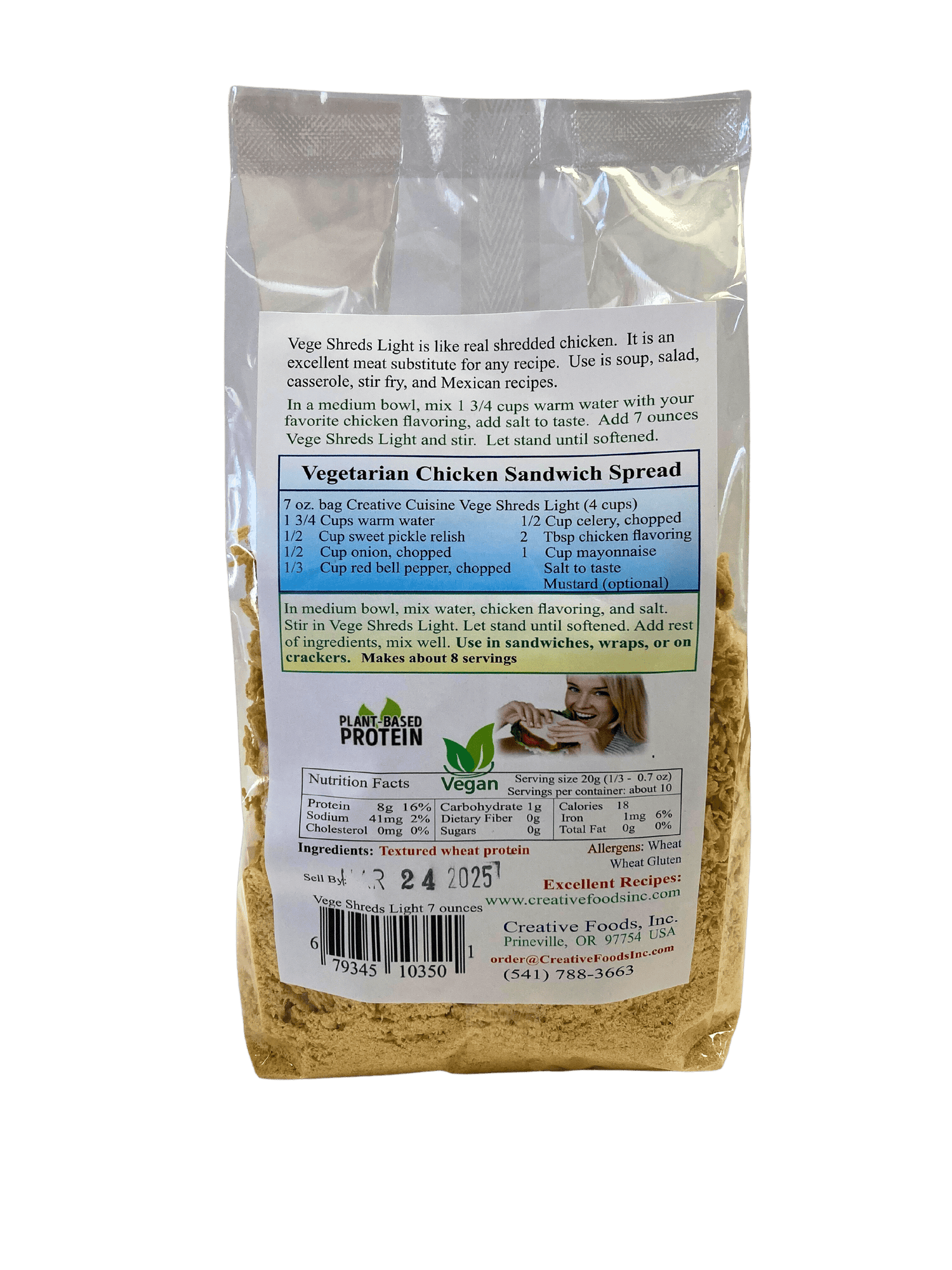 Vege Shreds, Light by Country Life Natural Foods