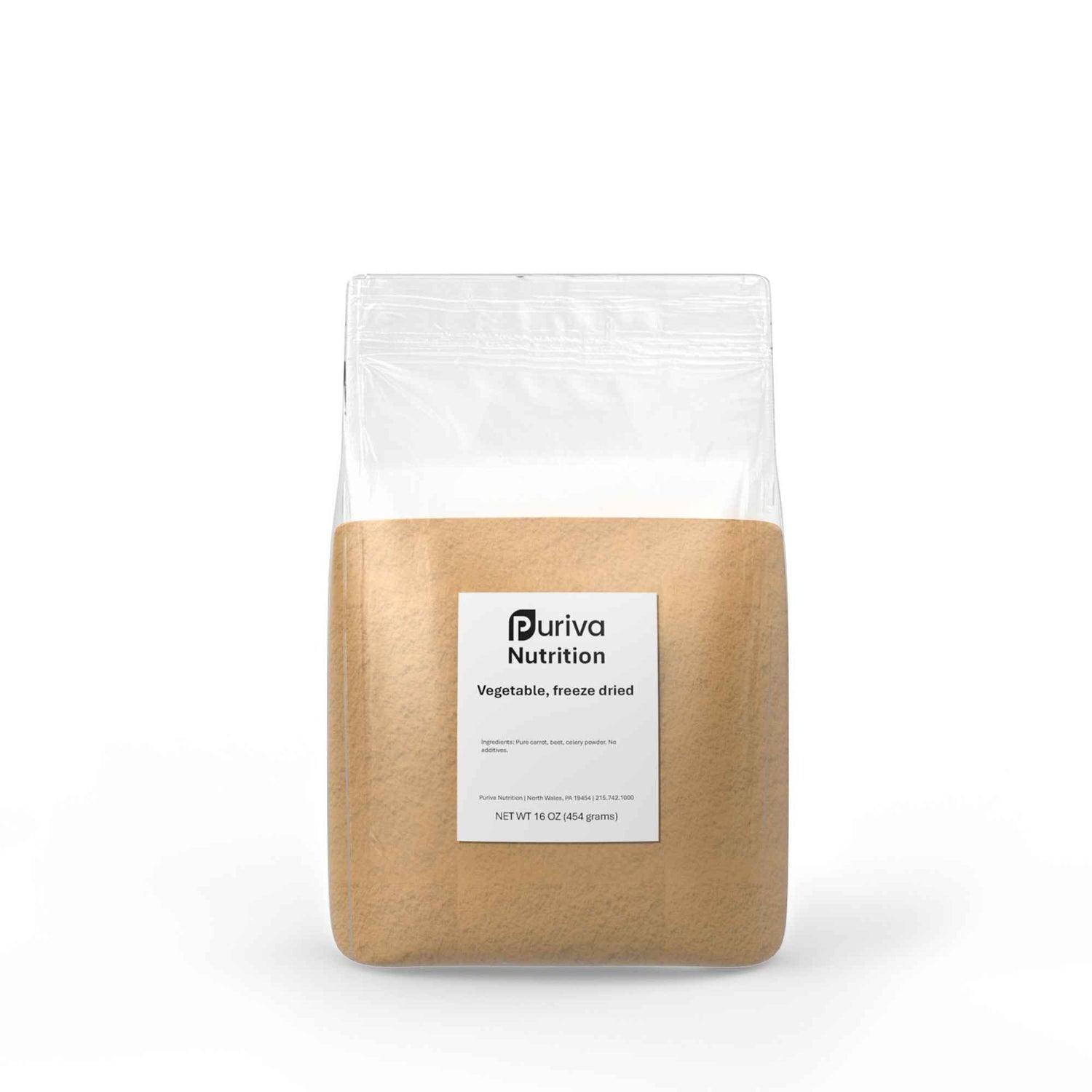 Vegetable powder, 1 pound, Puriva Nutrition