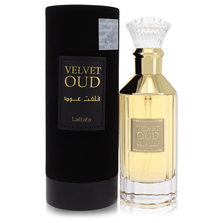 Lattafa Velvet Oud by Lattafa Eau De Parfum Spray (Unisex) 3.4 oz for Women 