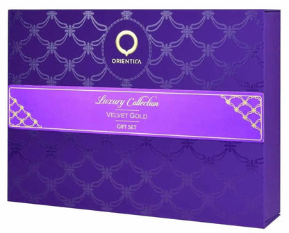 Velvet Gold By Orientica For Unisex 4Pcs Set EDP Spray by perfumesandrea