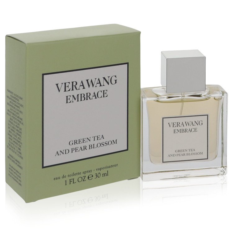 Vera Wang Embrace Green Tea And Pear Blossom by Vera Wang Eau De Toilette Spray 1 oz for Women 
