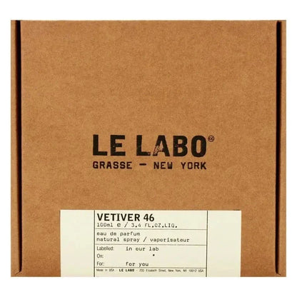 Vetiver 46 By Le Labo For Unisex 3.4oz EDP Spray