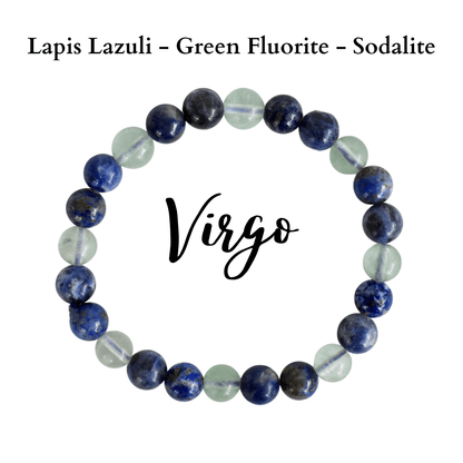 Virgo Zodiac Crystal Bracelet, Virgo Gifts  DestGlow