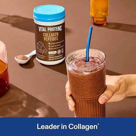 Vital Proteins Collagen Peptides Powder - Chocolate Powder for Hair, Nail, Skin, Bone &amp; Joint Health, 13.5oz