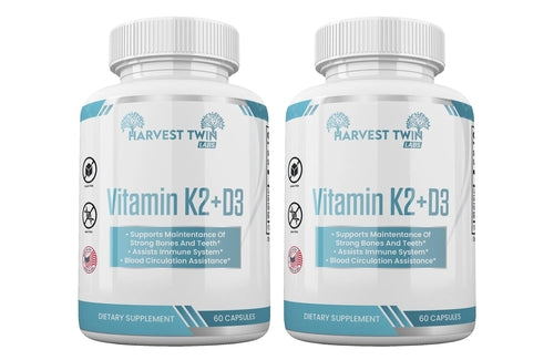 Vitamin D3 K2 Supplement - Bone Health, Heart & Immune Support