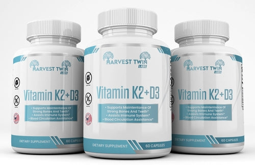 Vitamin D3 K2 Supplement - Bone Health, Heart & Immune Support