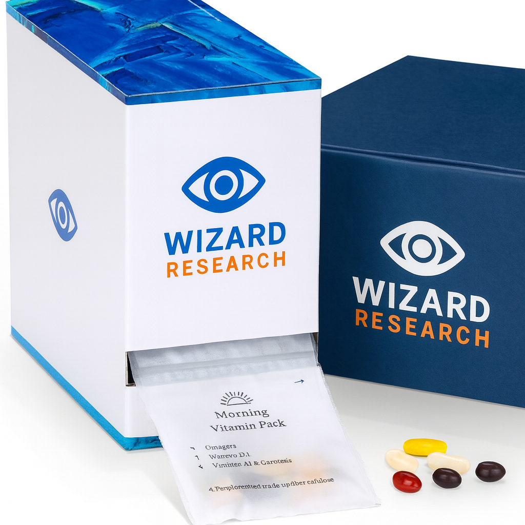 Vision Vitamin Pack - Daily Essentials for Eye Health - 30 Days by Wizard Research