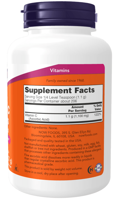 Vitamin C Crystals Powder by Country Life Natural Foods
