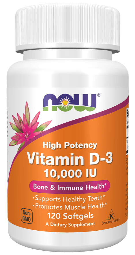 Vitamin D-3 10,000 IU High Potency by Country Life Natural Foods