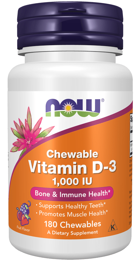 Vitamin D-3 1,000 IU, Chewable by Country Life Natural Foods