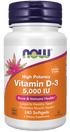 Vitamin D-3 5,000 IU High Potency by Country Life Natural Foods