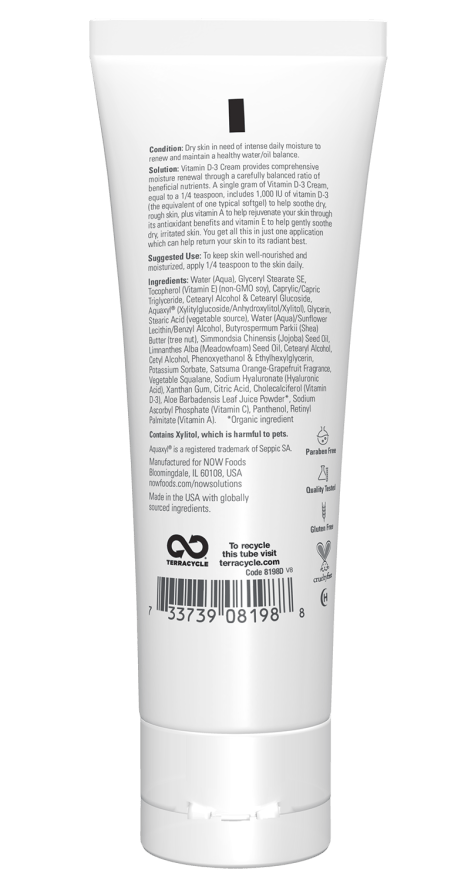 Vitamin D3 Cream by Country Life Natural Foods