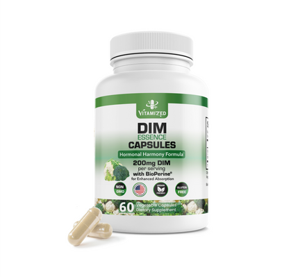 DIM Estrogen Supplement - Hormone Balance, Skin Health, and Menopause Support | Vitamized