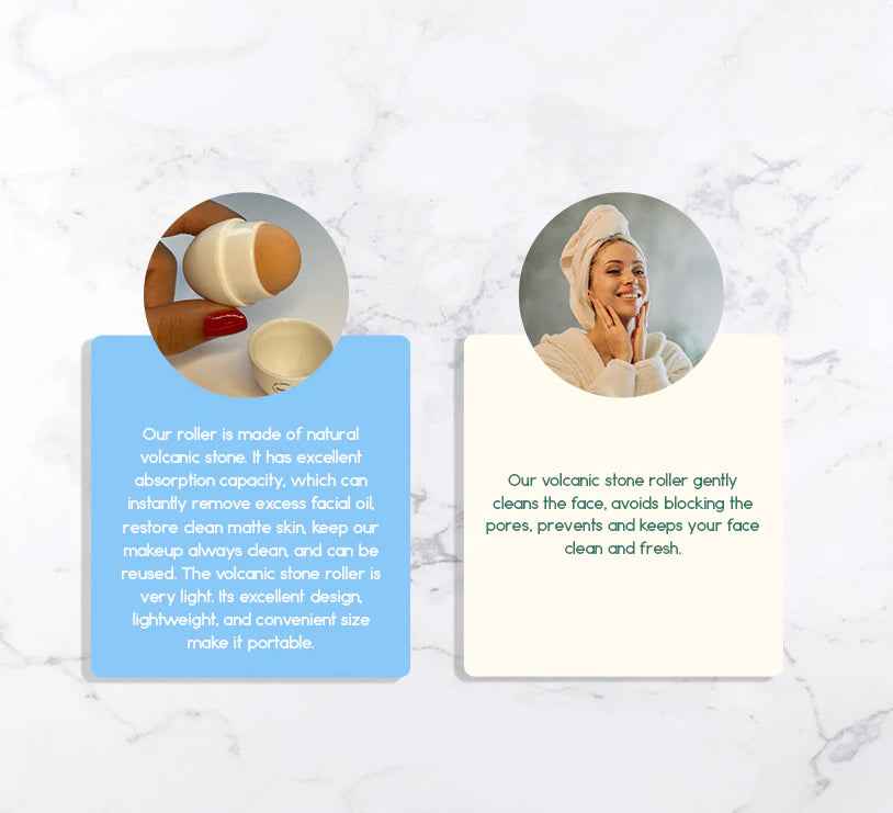 Volcanic Stone Oil-Absorbing Face Roller