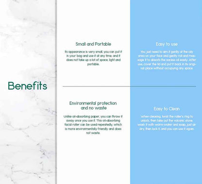 Volcanic Stone Oil-Absorbing Face Roller