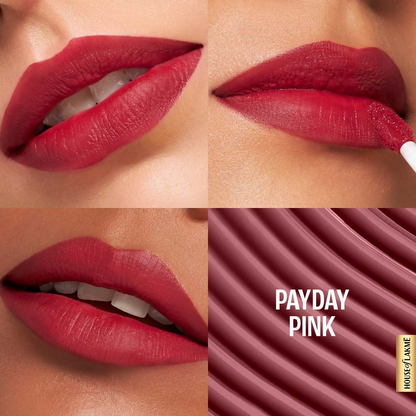 Lakme 9to5 Hya Matte Liquid Lipstick + Hyaluronic Acid - Payday Pink