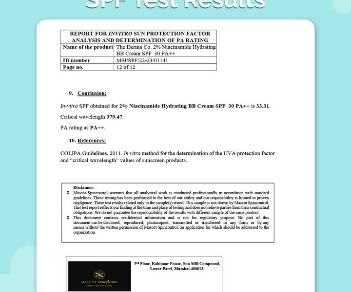 The Derma Co 2% Niacinamide Hydrating BB Cream with 1% Hyaluronic Acid Complex &amp; Aquaxyl