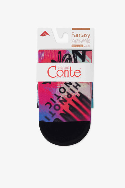 Socks Conte Fantasy 909 - "Hipnotic" Pattern